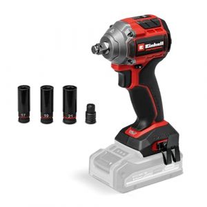 Einhell Professional Visseuse à chocs sans fil TP-CW 18/260-C Li BL-Solo Power X-Change (18V, couple 260 Nm, couple de desserrage 500 Nm, mot. sans charbon, porte-embout 4 pans mâles, sans batterie)