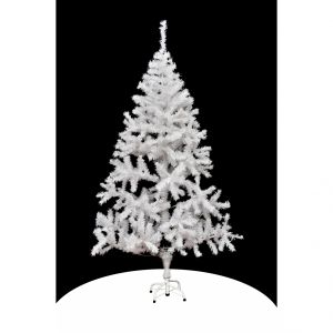 Sapin de Noël artificiel blanc (180 cm)