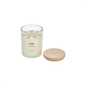 Image de Oyoy living Bougie transparent en cire de soja Ø7,5xH10cm