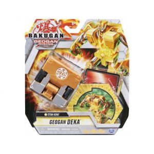 Bakugan Coffret Geogan Rising Pack Deka Cube Titan King Brune Jumbo Boule Figurine Serie 3 Jouet Garcon