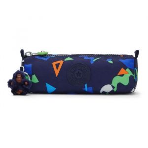 Kipling Back To School Print Freedom Medium Pencase Geo Mix Dark [143409] - Trousse a stylo