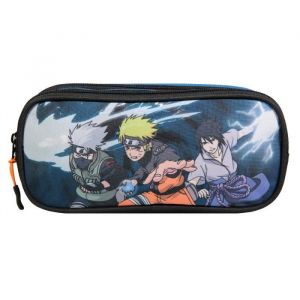 BAGTROTTER Trousse scolaire 2 compartiments Naruto Bleu