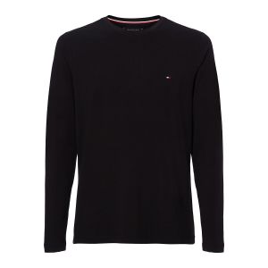 Tommy Hilfiger T-shirt manches longues slim stretch Noir - Taille 2XL;3XL