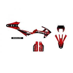 KIT DECO MOTOCROSS ADAPTABLE RIEJU MRT 50 DE 2022 à 2023 WIX ROUGE