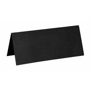 Ruedelafete Sachet de 10 marque places rectangle, Noir