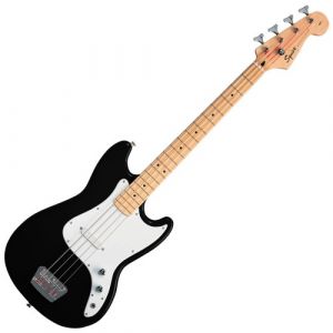 Image de Squier Bronco Bass Black MN basse &eacute;lectrique