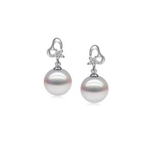 Image de Blue Pearls Bps P302 Q - Boucles d'oreilles Coeurs en argent et perle de culture