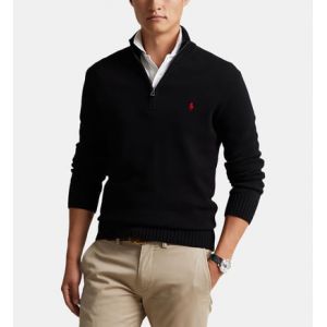 Ralph Lauren Pull droit en maille col camionneur