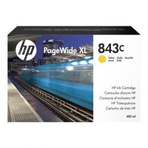 HP C1Q68A / 843C - Cartouche d'encre jaune