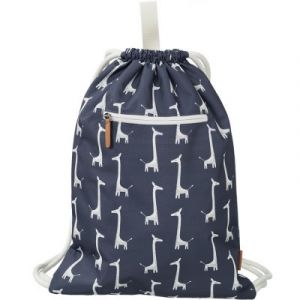 Fresk Sac à ficelles girafe bleu marine