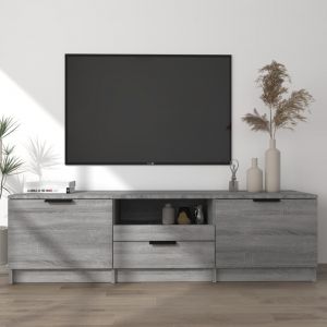 VidaXL Meuble TV Sonoma gris 140x35x40 cm Bois d'ingénierie