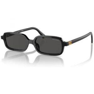 MIU MIU Femme MU 11ZS 16K5S0 Lunettes de soleil Ac&eacute;tate Noir Gris Carr&eacute; Normale