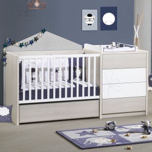 Image de Sauthon New Opale - Lit combiné évolutif 120x60