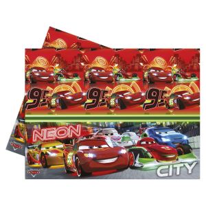 Nappe en plastique Cars N&eacute;on (120 x 180 cm)