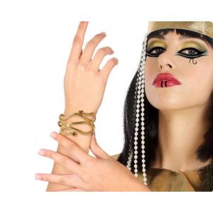 Bracelet de Serpents en m&eacute;tal dor&eacute;