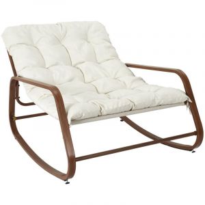 The home deco factory Fauteuil à bascule Manda