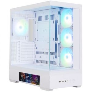 Zalman Tech Co. Ltd. P40 DS WHITE Midi Tower Blanc