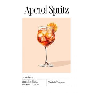 Ceanothe Toile 30x45 aperol spritz