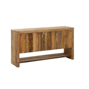 Meuble sous vasque en bois marron 150 cm
