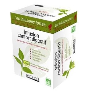 Nutrigée Infusion confort digestif bio 30 sachets fraîcheur