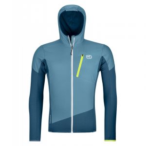 Ortovox Ladiz Hybrid Jacket - Veste en laine m&eacute;rinos homme Petrol Blue S