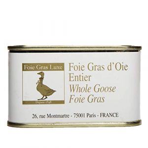 Foie Gras d’Oie Entier Artisanal 130gr – 100% Ferme Française des Landes - Foie Gras Luxe – à toaster - Sans Additifs 0 OGM