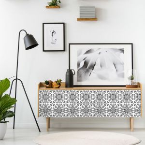 Sticker Mural Carrelage adhésif Cuisine Salle de Bain - 24 Stickers CARRELAGES Meuble Bermudez - 24stickers10x10cm