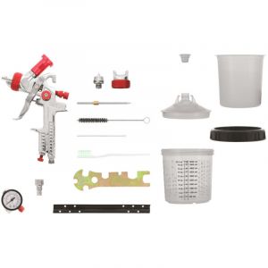 Autobest Pistolet de peinture pneumatique 2 buses