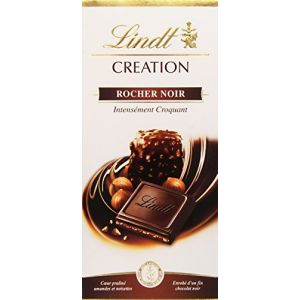 Lindt Lindt Tablette de Chocolat Rocher Noir 150 g