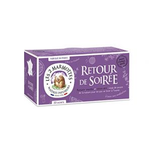 Les 2 Marmottes INFUSION RETOUR DE SOIREE 42G 30 SACHETS INFUSEUR