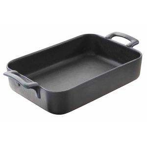 Revol Plat rectangulaire 'noir Fonte' 16x11x4.5cm