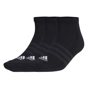 Adidas Chaussettes Cushioned Low Cut Pack De 3 - Noir/blanc, pointure 46-48 - Noir - Taille 46-48