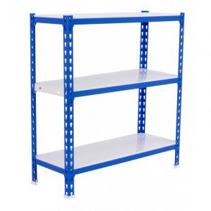 Étagère métallique bleu et blanc 3 niveaux Confort mini Simonclick 1000 SimonRack