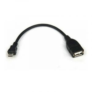 3GO Câble OTG C122 MicroUSB vers USB-A Mâle/Femelle 15 cm