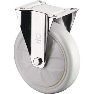 Roulette fixe bs rollen 1 pièce(s) roulette fixe d. de la roue 200 mm cap. charge 300 kg - bs rollen