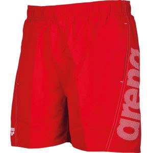 Image de Arena Short de Bain Fundamentals Logo Boxer S Rouge - Rouge/Blanc