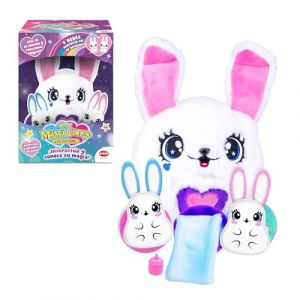 Bizak Maman Lapin et Ses Mini B&eacute;b&eacute;s Surprise - Peluche Interactive avec Sons et Mini Lapins - +3 Ans (64161001)