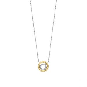 Ti sento Collier Femme - 34105ZY-42 Argent 925/1000 Dor&eacute;