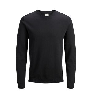 Jack & Jones Col En V Pull En Maille Men black