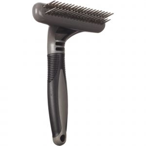 Flamingo Peigne pour chien pour sous-poils rotative double Babu