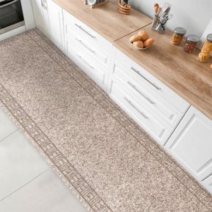 Karat - Tapis de cuisine sur mesure, Primaverum, Beige, 66 x 400 cm