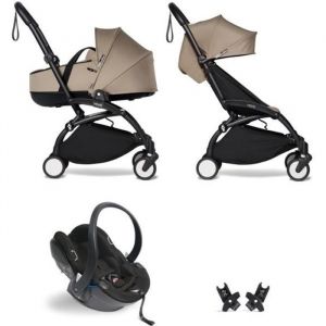 Image de Babyzen Poussette YOYO² Pack6+ Taupe Noir Nacelle Car seat YOYO