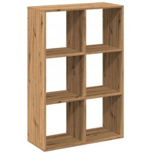 VidaXL Étagère Séparatrice De Pièce Chêne Artisanal 69,5x29x103,5 Cm