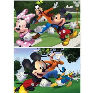 Image de Educa Puzzles 2 x 48 pièces : Mickey et ses amis