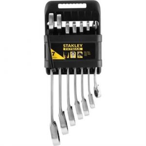 Stanley Clé mi te a cliquet réversible FATMAX Jeu de 7 pieces 8 a 19 mm