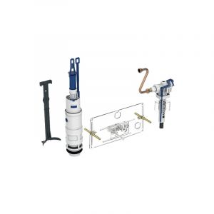 Geberit Kit de conversion en chasse double, pour réservoir de chasse Twinline (années de fabrication 1978-1987), 240835005,
