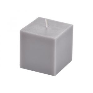 Image de Bougie cube parfum musc H 7,5 cm Violet - Bougie cube 7,5 cm - Parfum musc