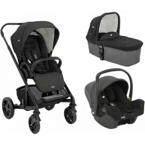 Joie Poussette TRIO CHROME + I-Snug 2 Shale + Nacelle Shale - Noir