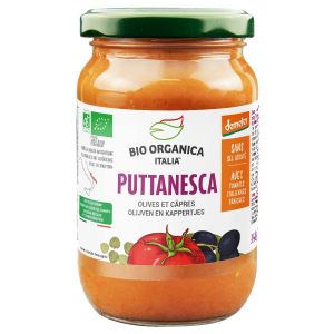 Molho de tomate bio puttanesca 325 ml - Bio Organica Italia