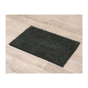 Tendance Tapis de salle de bain Vert Sapin en Microfibre chenille 50 x 80 cm - Vert
